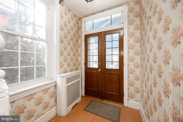 a view of front door