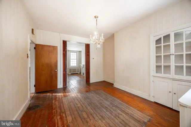 a view of livingroom with hardwood floor and window