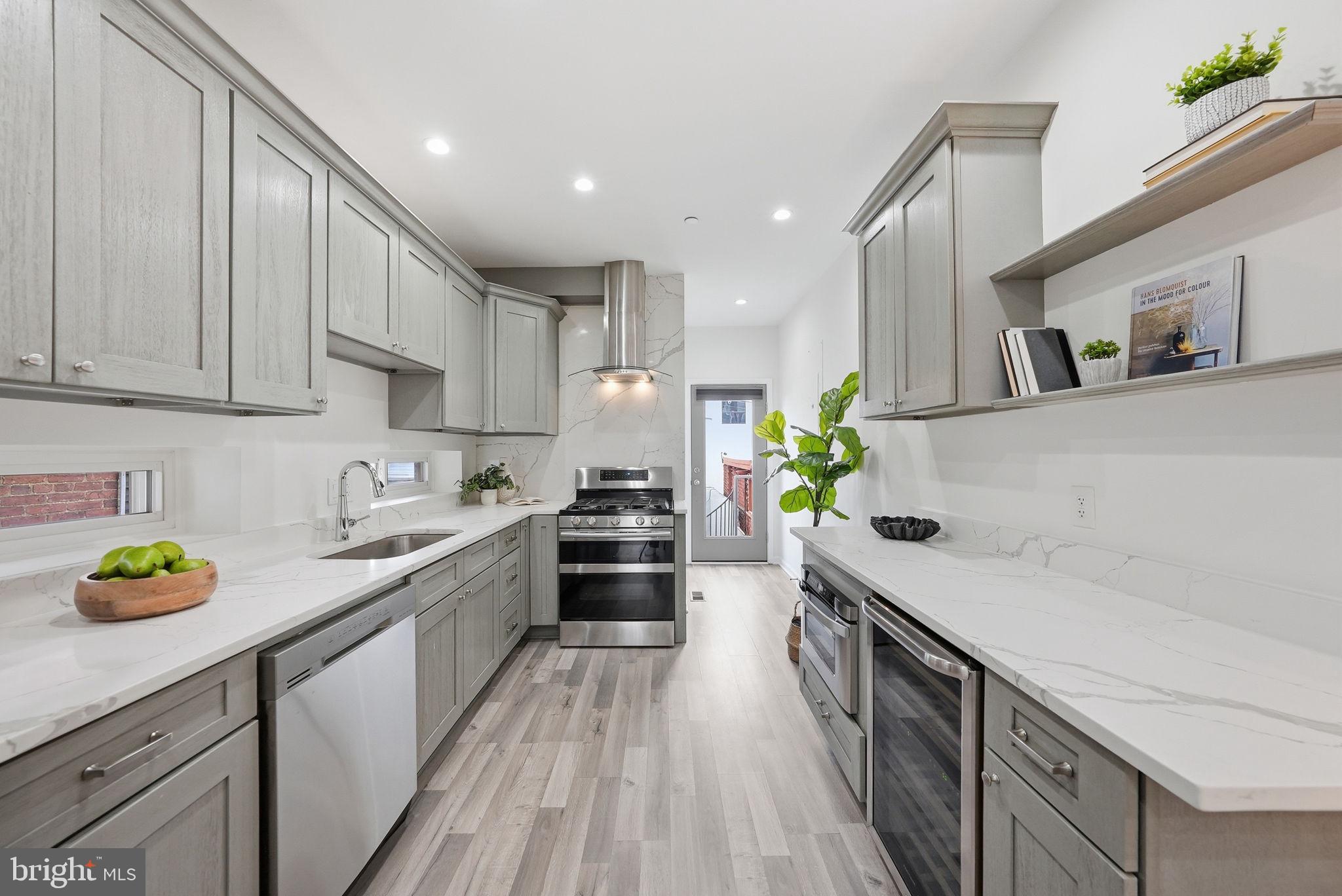 2121 4th Street Northeast, Unit 1 Washington, DC 20002 - Photo 13 of 34 Modern kitchen with sleek finishes