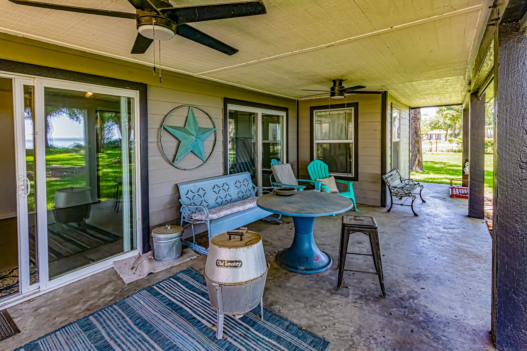 480 Johnson Road Coldspring, TX 77331 - Photo 22 of 49 Downstairs walk-out patio