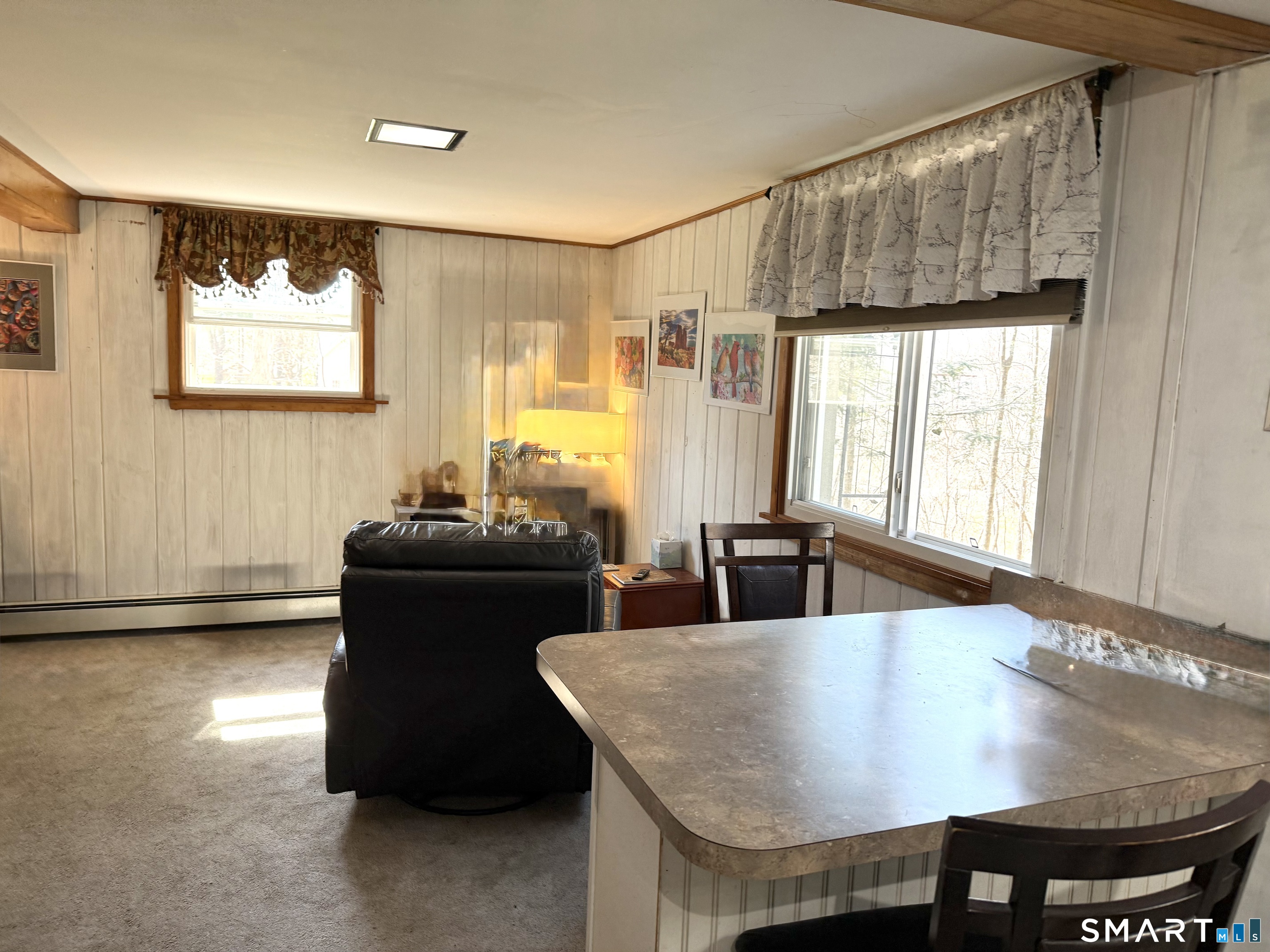 105 Long Mountain Road New Milford, CT 06776 - Photo 19 of 24 Lower level living room.