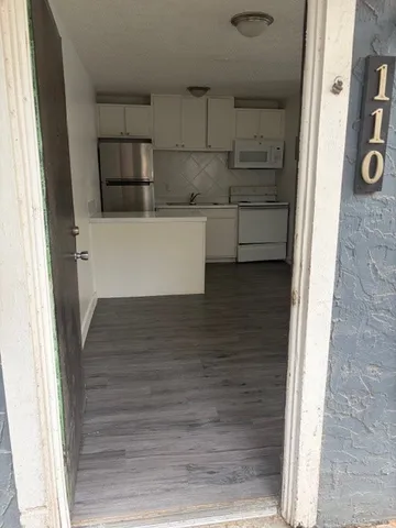 a view of storage and utility room