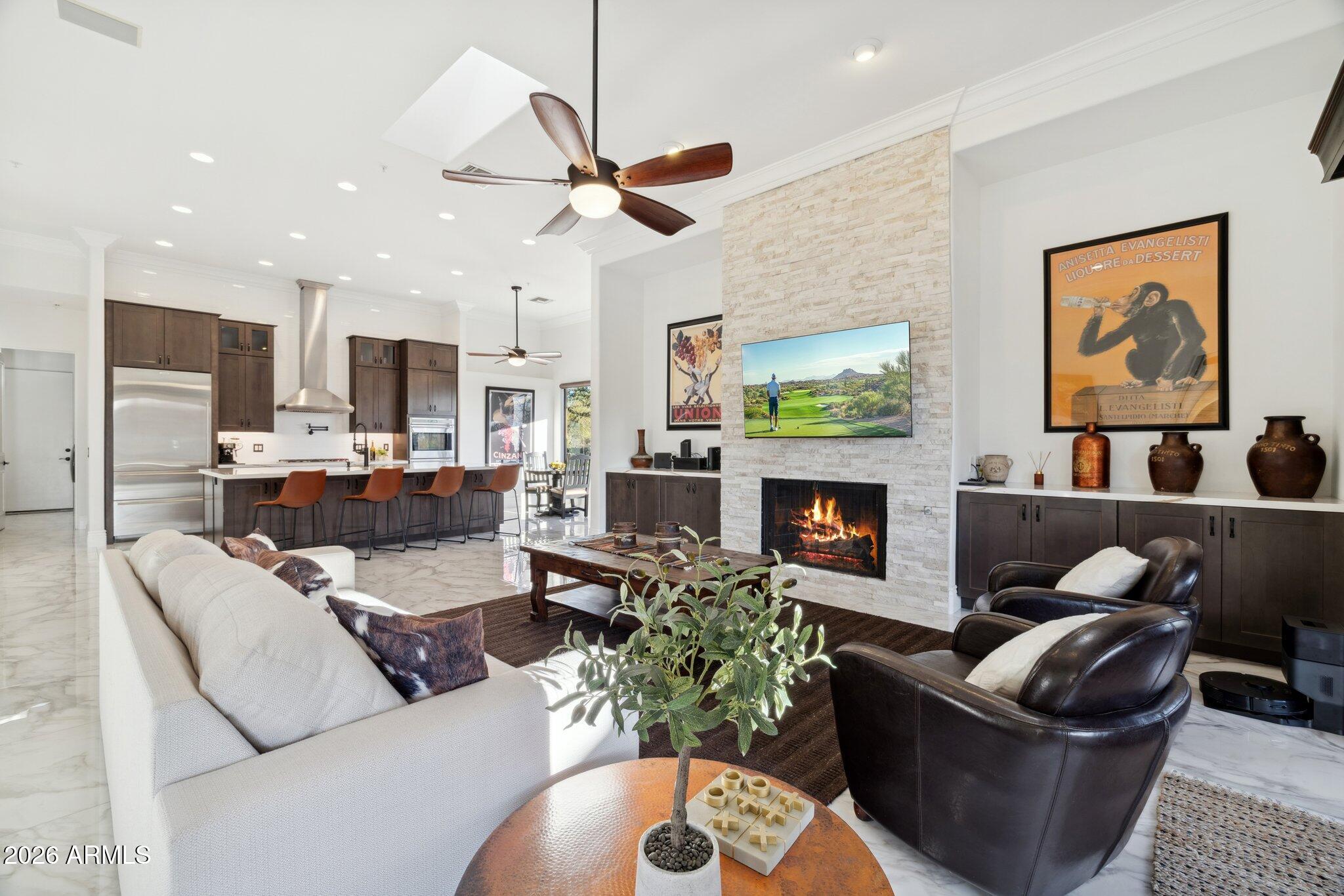 30600 North Pima Road, Unit 81 Scottsdale, AZ 85266 - Photo 16 of 66 Kitchen flows into family room