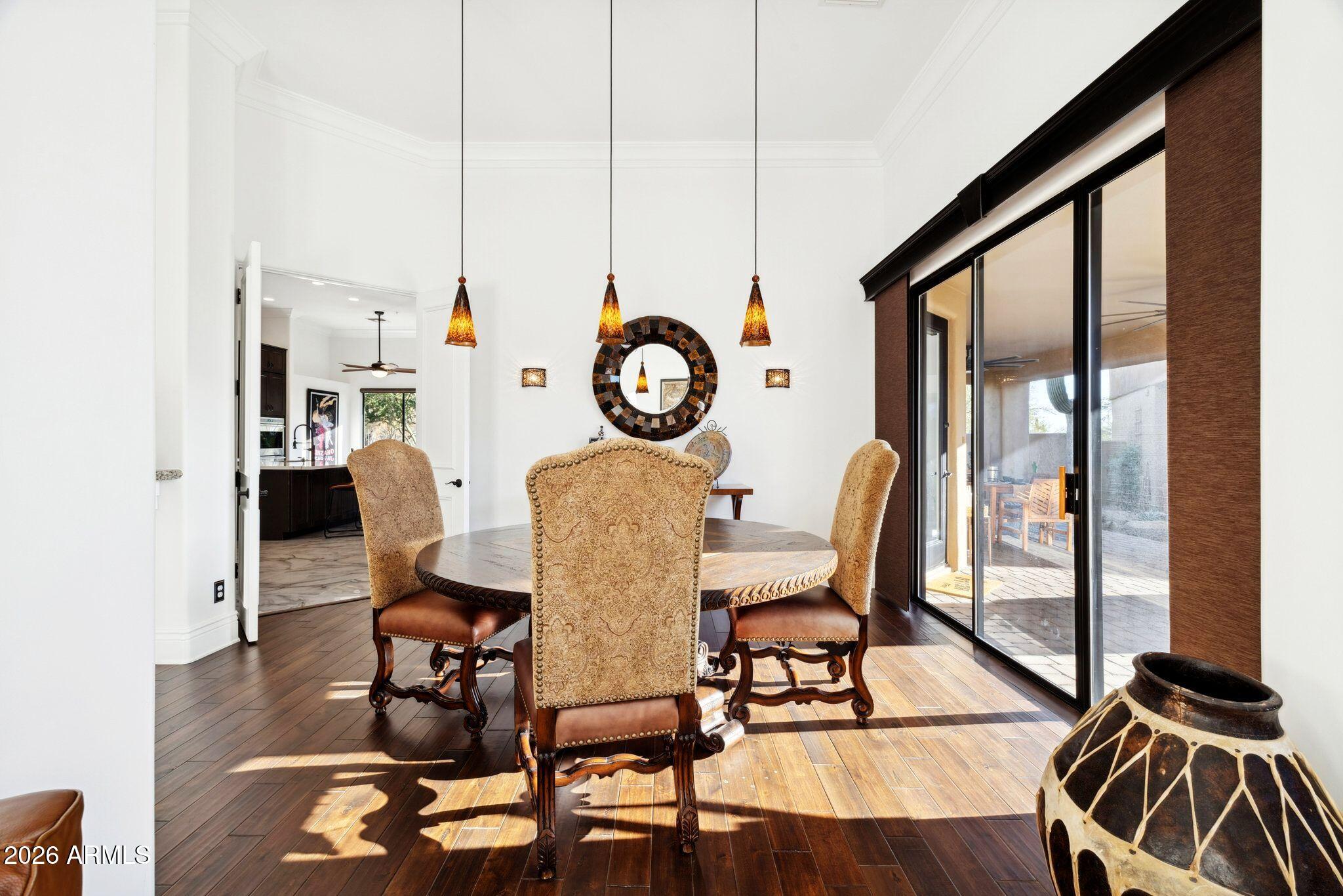 30600 North Pima Road, Unit 81 Scottsdale, AZ 85266 - Photo 19 of 66 Formal dining withe doors to the patio