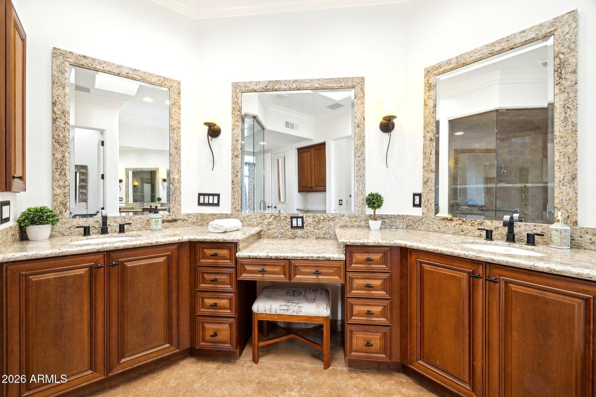 30600 North Pima Road, Unit 81 Scottsdale, AZ 85266 - Photo 26 of 66 Dual vanities and makeup area