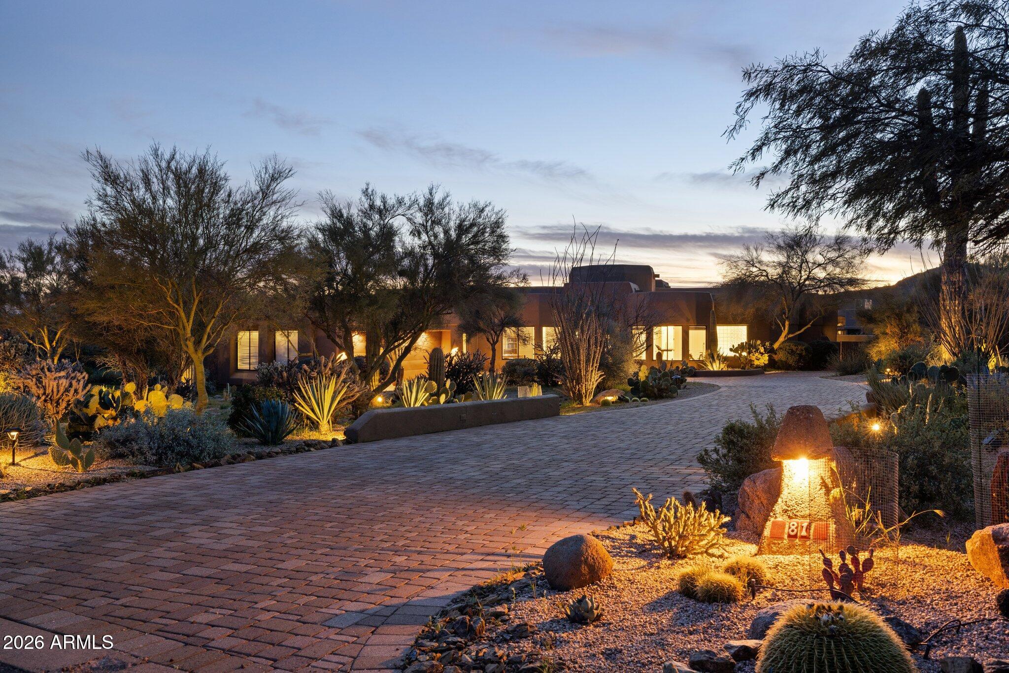 30600 North Pima Road, Unit 81 Scottsdale, AZ 85266 - Photo 3 of 66 Incredibe lighting at night