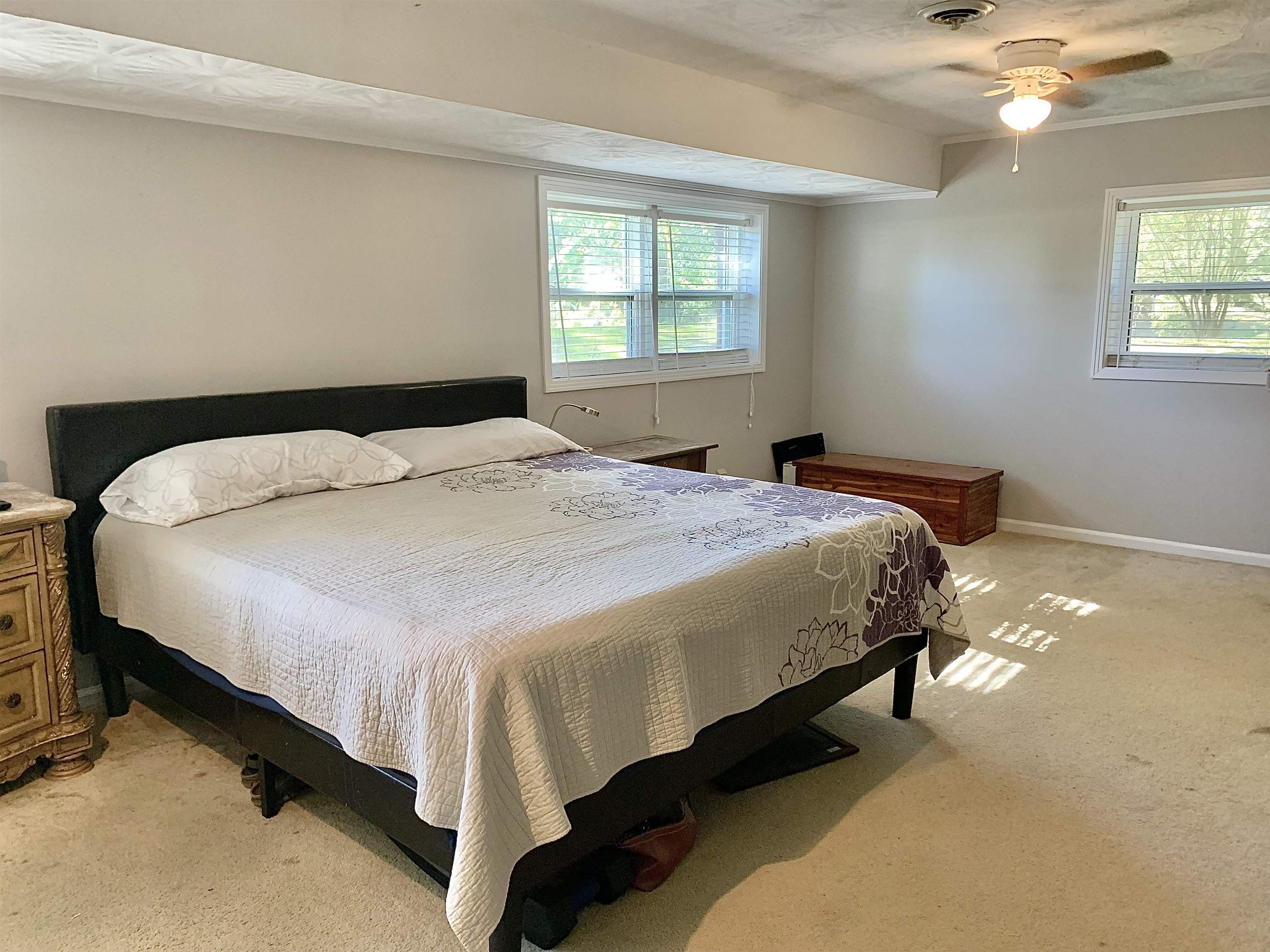 1038 Lake Street Bolivar, TN 38008 - Photo 12 of 31 Bedroom with light carpet and ceiling fan