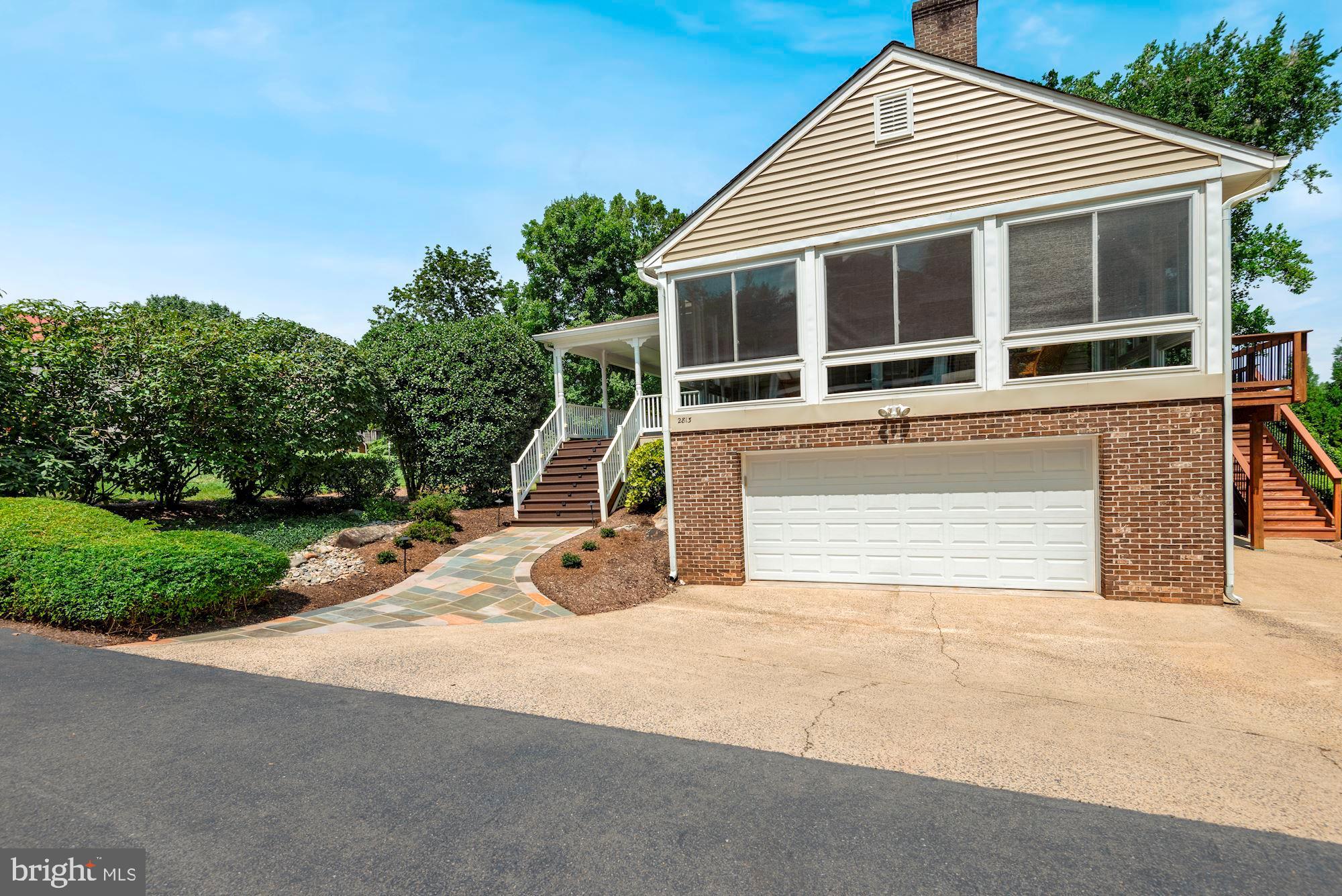 2813 Rifle Ridge Road Oakton, VA 22124 - Photo 41 of 41 WELCOMING LIGHTED FLAGSTONE PATIO