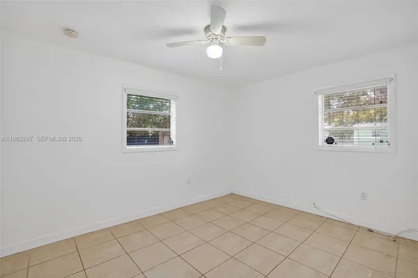 a view of an empty room
