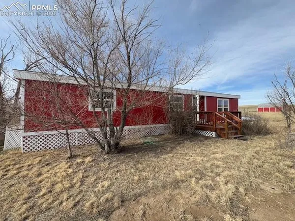 a view of backyard and wooden fence