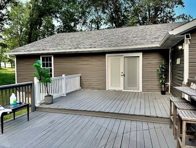 a view of outdoor space with seating space