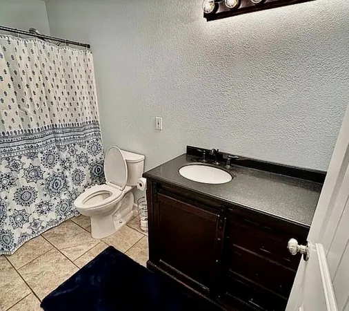 a bathroom with a sink and a toilet