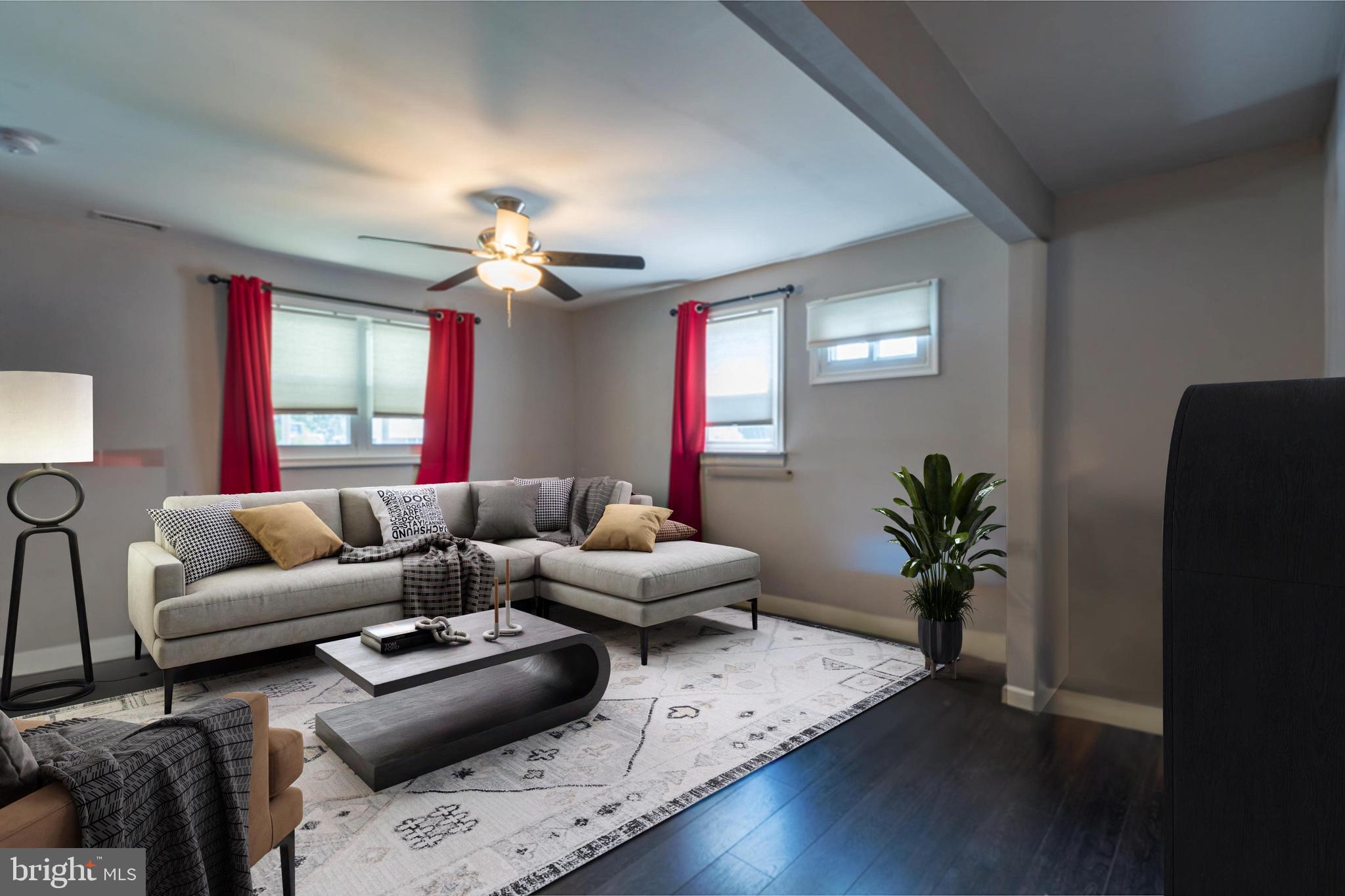 2317 Cedar Lane Secane, PA 19018 - Photo 4 of 20 Virtually staged living room