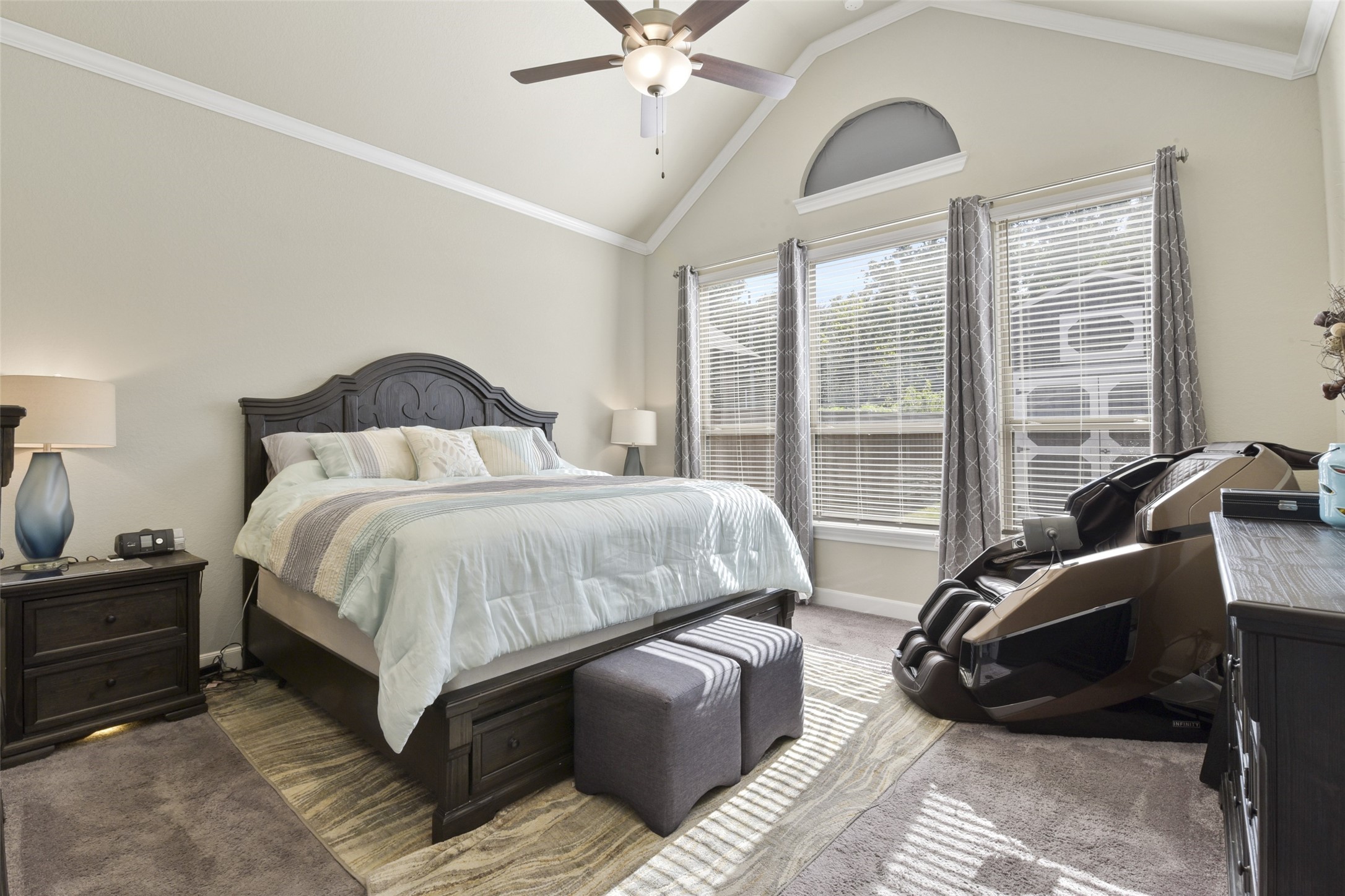 4582 Silver Moon Drive Spring, TX 77386 - Photo 23 of 48 a bedroom with bed and a window