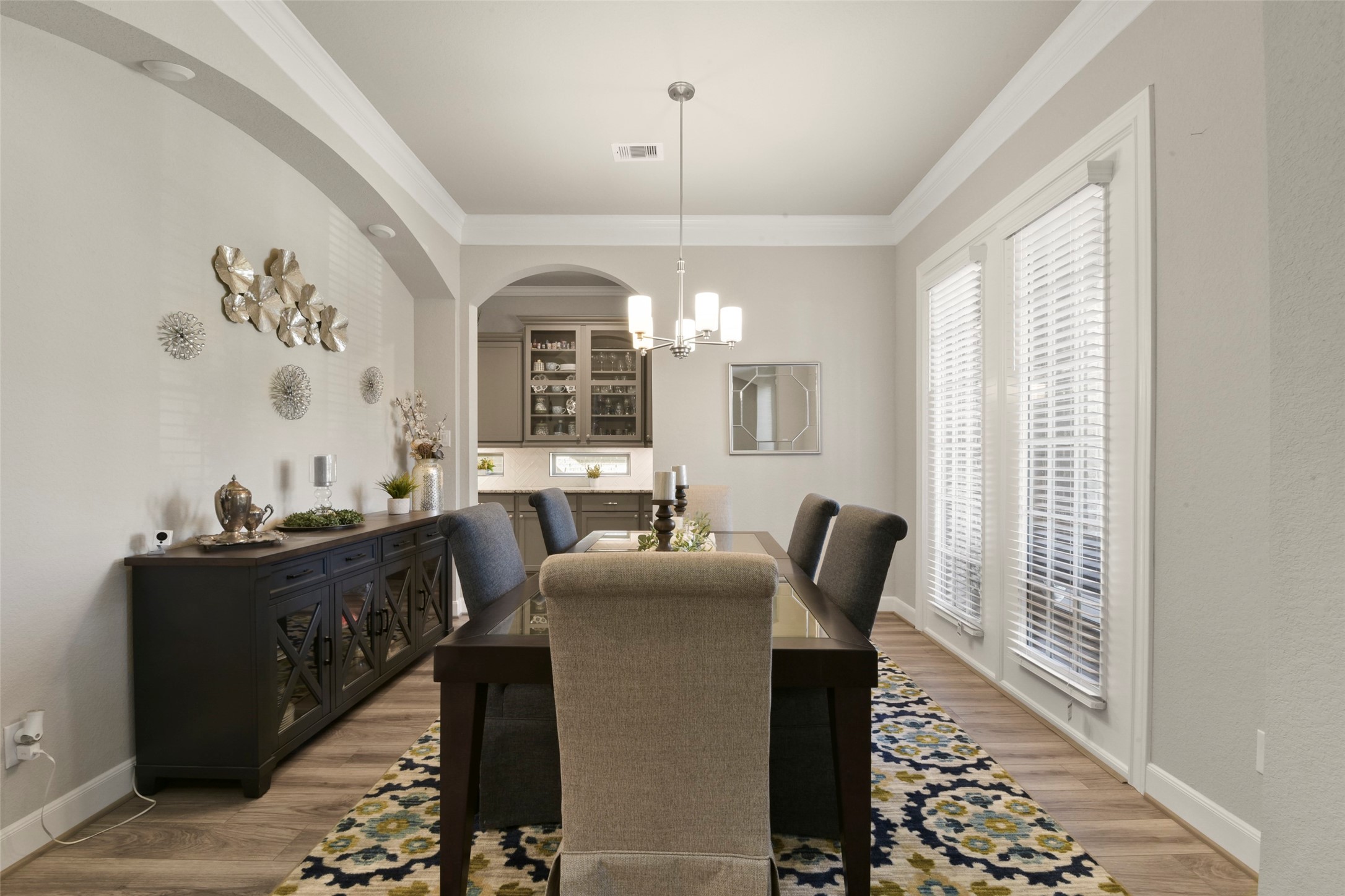 4582 Silver Moon Drive Spring, TX 77386 - Photo 8 of 48 a view of a dining room with furniture window and outside view