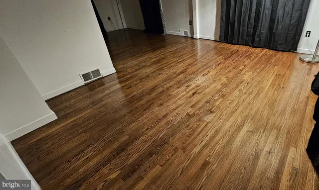 a view of wooden floor