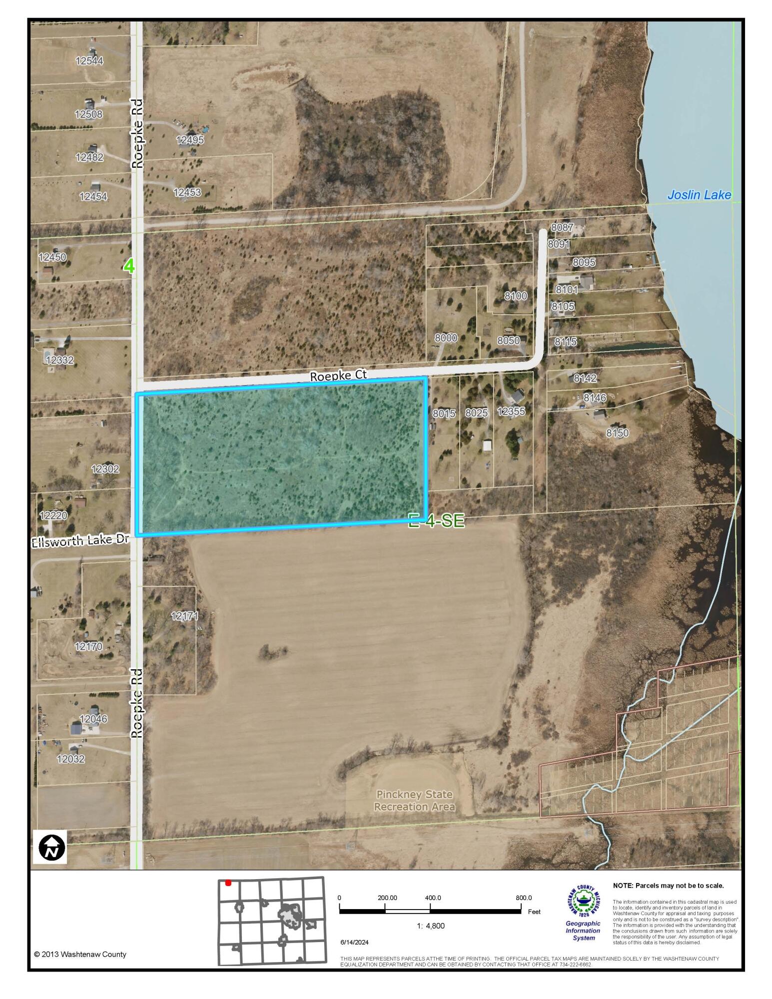 2 Roepke Road Gregory, MI 48137 - Photo 2 of 8 Southern Parcel Aerial