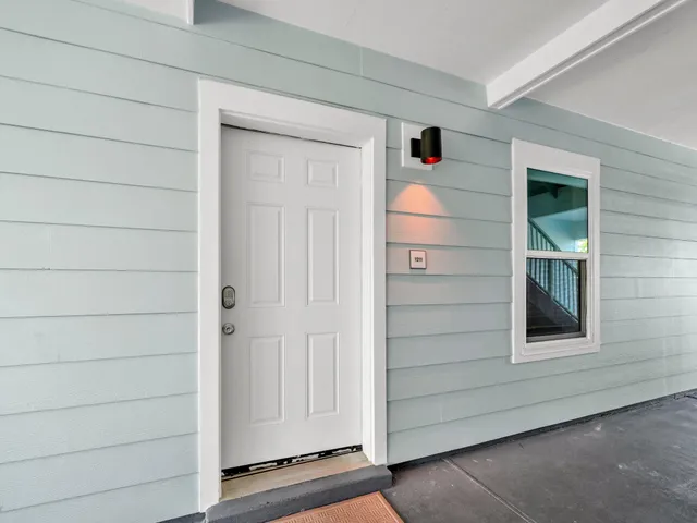 a view of front door and entryway
