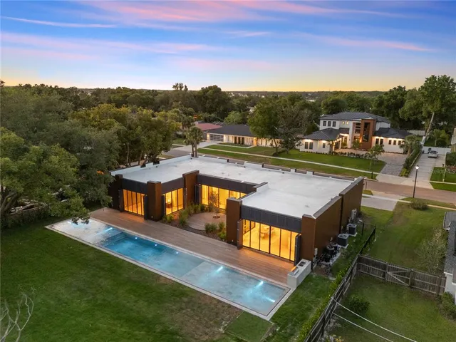 a view of a city from a balcony