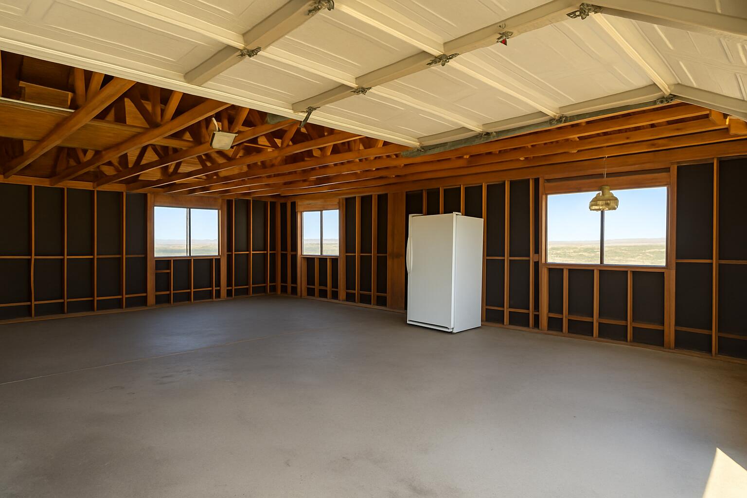 50928 Bell Road Johnson Valley, CA 92285 - Photo 21 of 27 a view of an empty room with windows