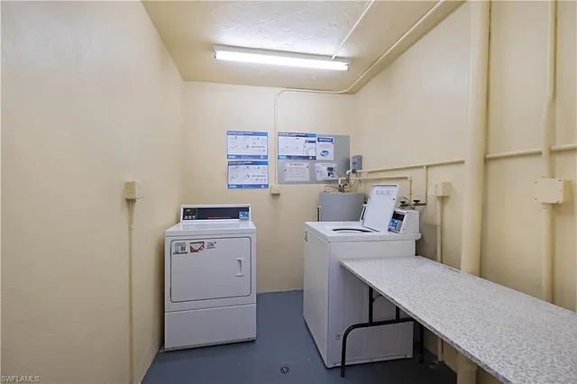 a room with storage and utility