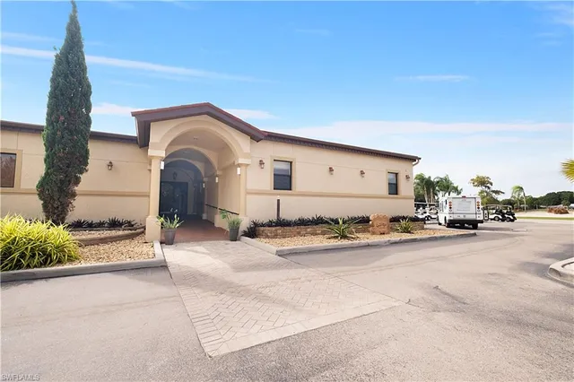 a view of a house with a outdoor space and window