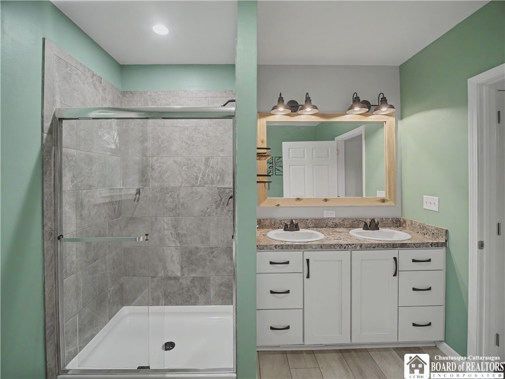 22 High Street Cassadaga, NY 14718 - Photo 17 of 34 Primary Bathroom - 1st Floor