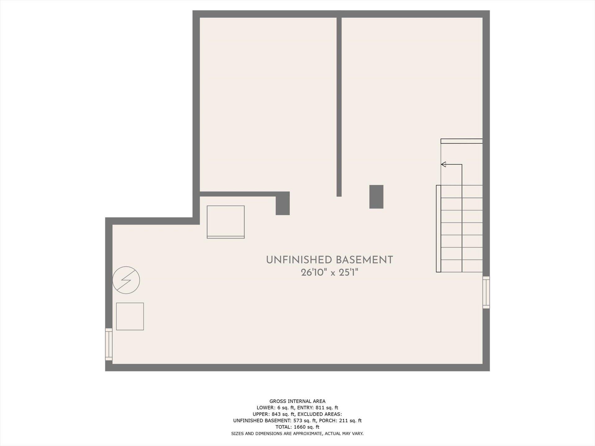 1827 Carter Road Southwest Roanoke, VA 24015 - Photo 27 of 27 Basement Floor Plan