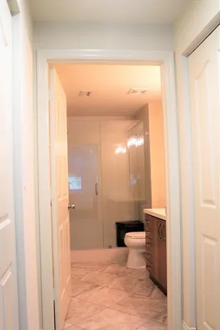 a bathroom with a sink and a toilet