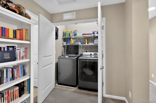 a room with storage and utility