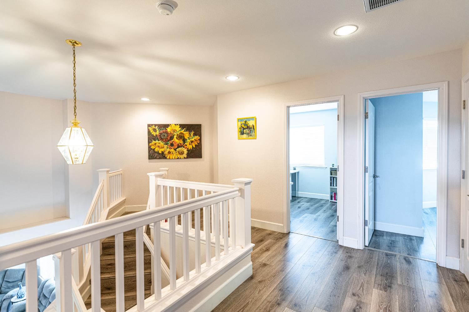 2322 East Revere Road Fresno, CA 93720 - Photo 21 of 33 a view of entryway with wooden floor