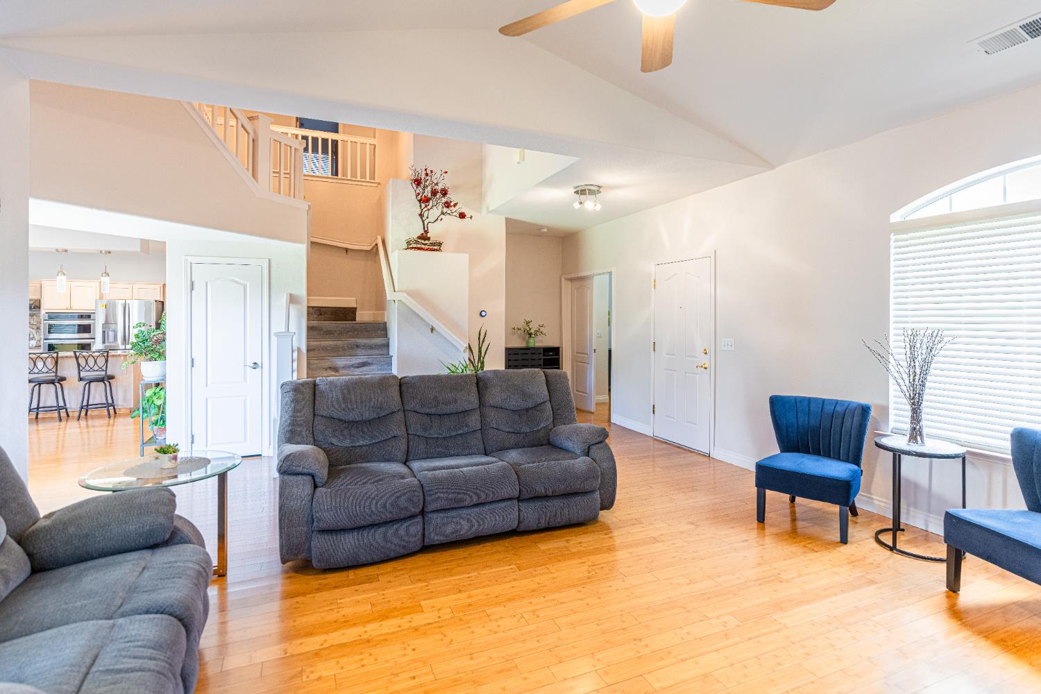 2322 East Revere Road Fresno, CA 93720 - Photo 7 of 33 a living room with furniture and a large window