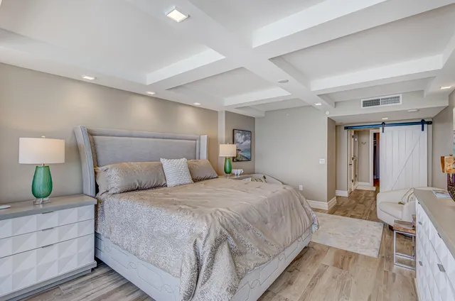 a bathroom with a tub and shower