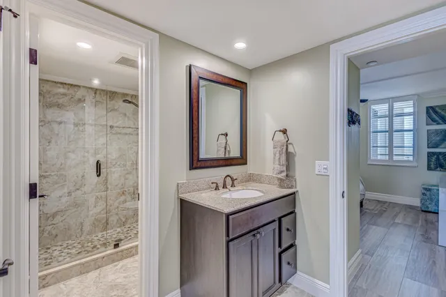 a view of a chairs and table on the deck