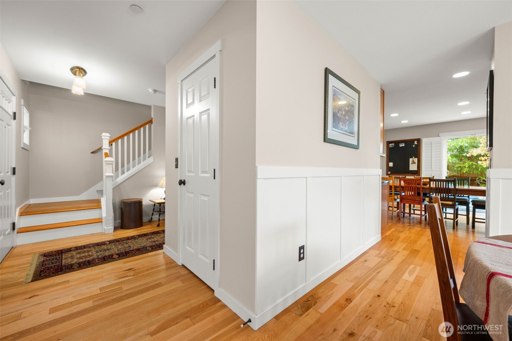 3114 Walker Road DuPont, WA 98327 - Photo 12 of 38 a view of entryway and hall with wooden floor