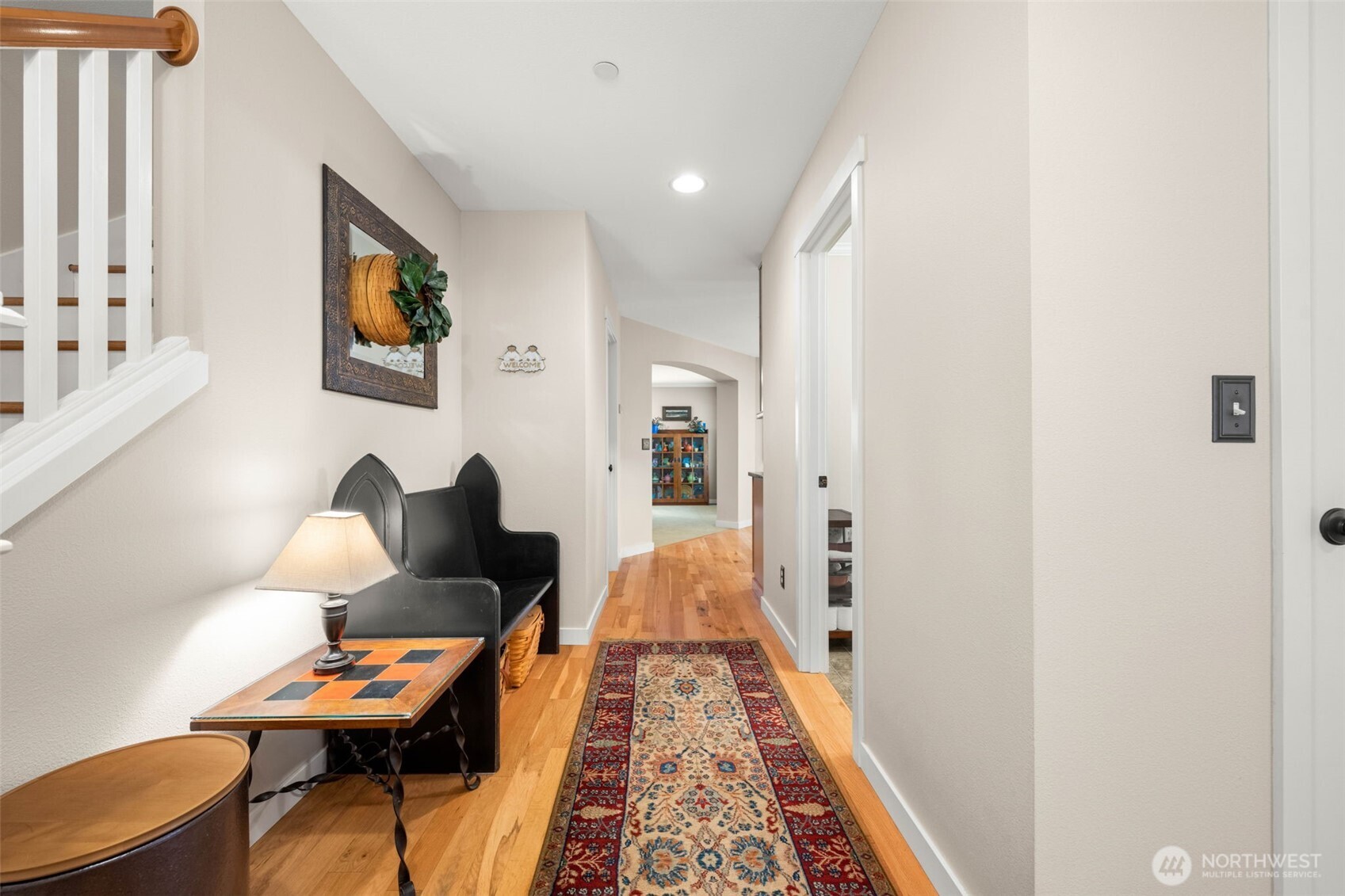 3114 Walker Road DuPont, WA 98327 - Photo 13 of 38 a living room with furniture and a wooden floor