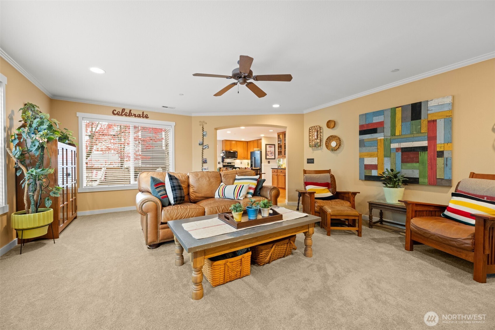 3114 Walker Road DuPont, WA 98327 - Photo 4 of 38 a living room with furniture and a flat screen tv