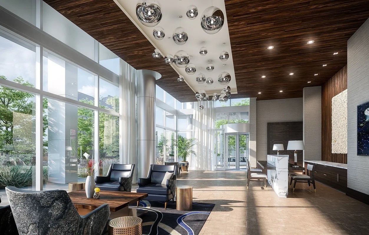 1524 Sheepshead Bay Road, Unit 3C Brooklyn, NY 11235 - Photo 10 of 25 a living room with patio furniture and a large window