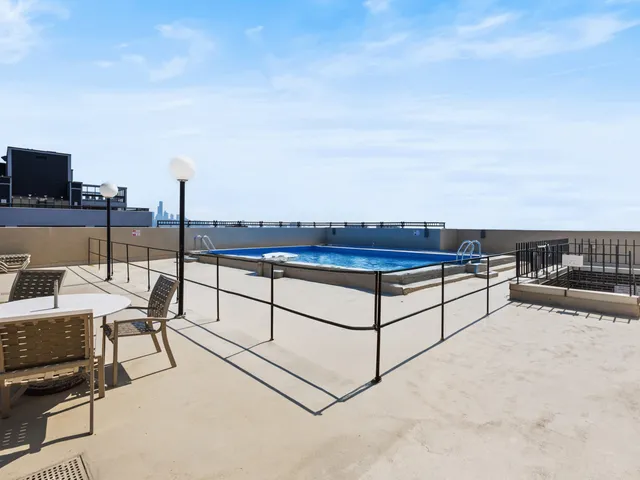 a view of terrace with seating area