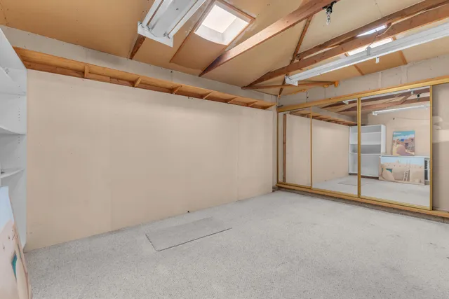 a view of a city with a mountain