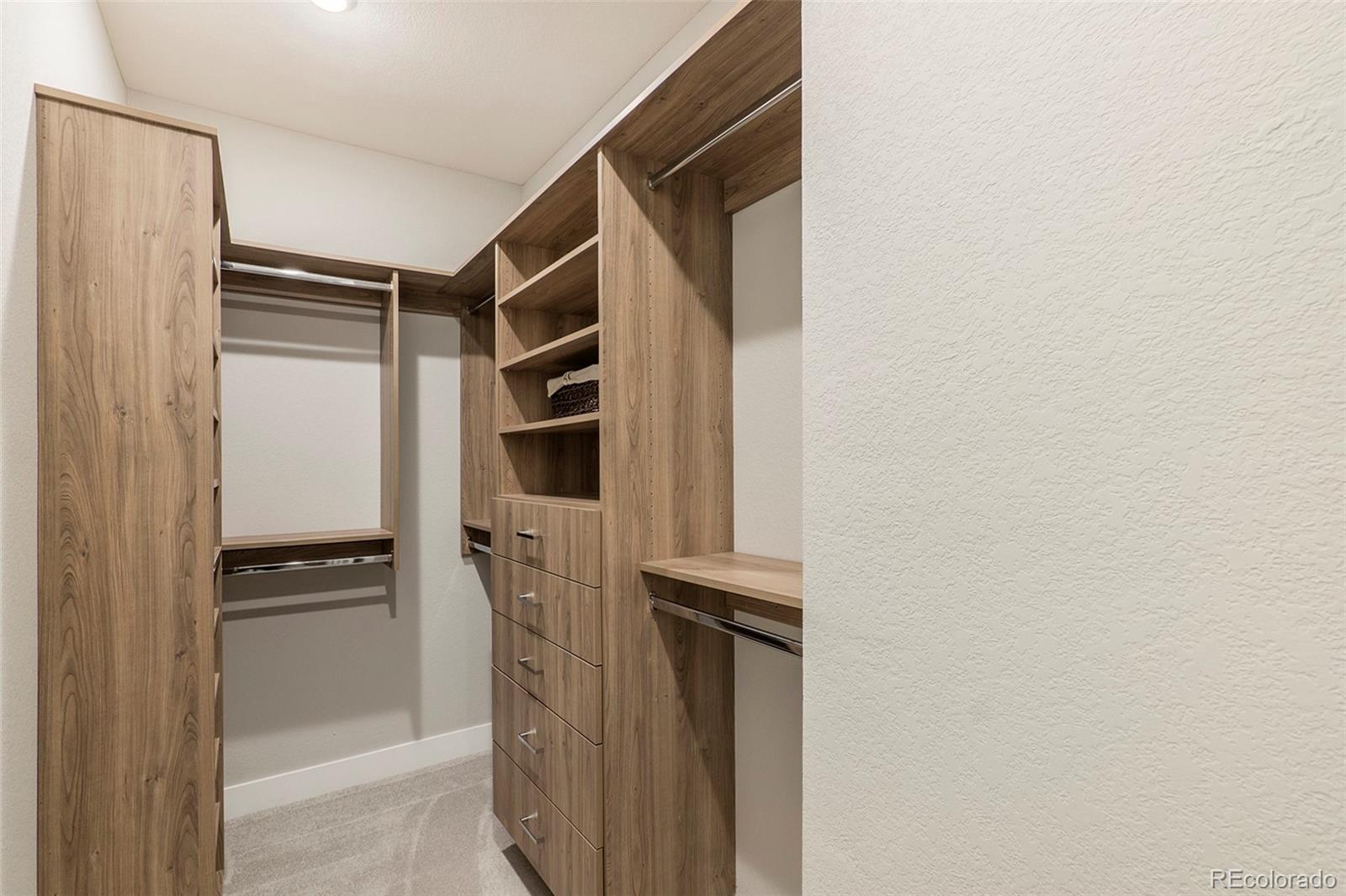 5828 Tesoro Point Parker, CO 80134 - Photo 29 of 43 a view of walk in closet with clothes