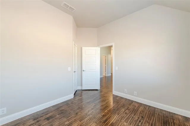 a house view with a garden space