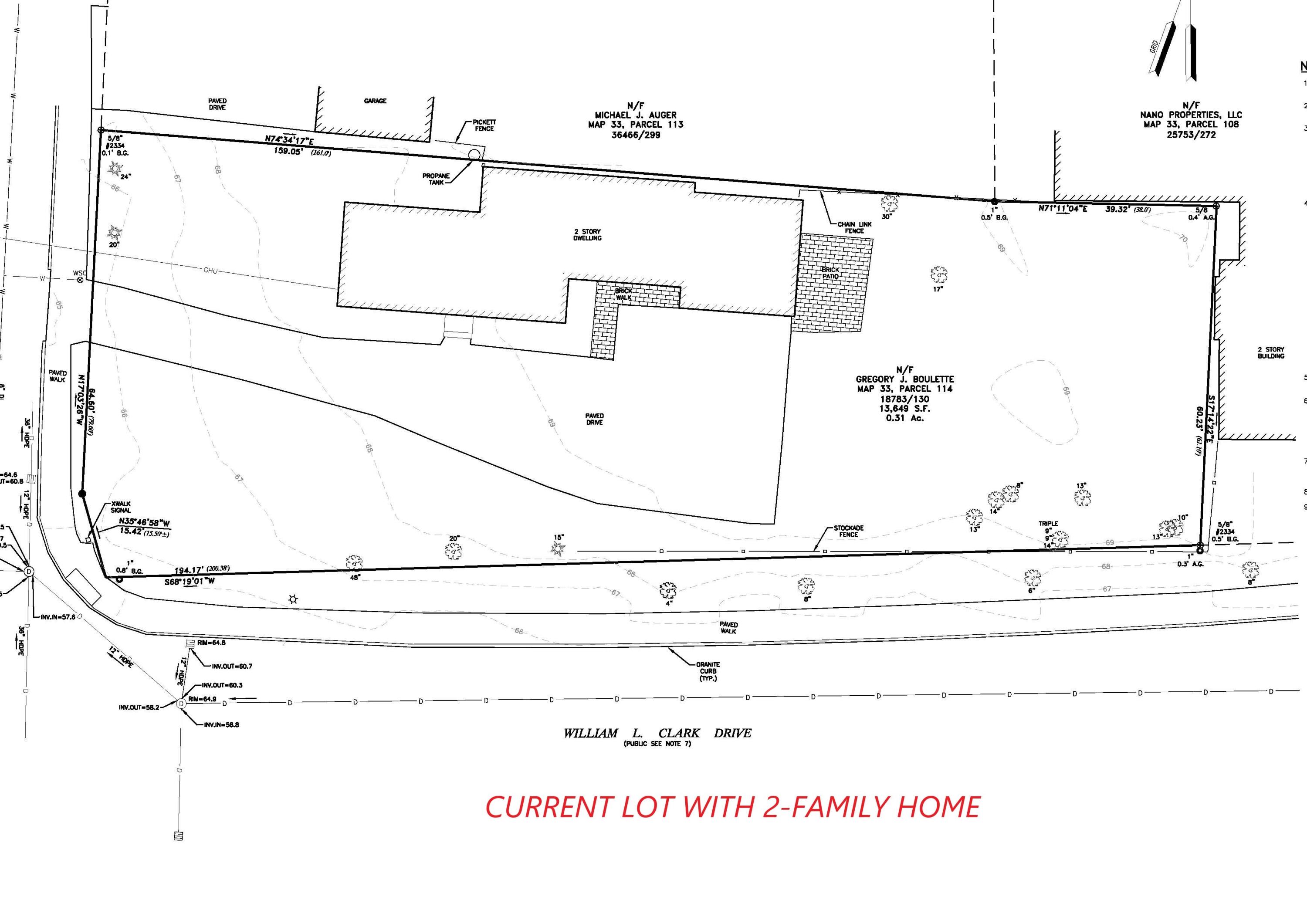 16 Spring Street Westbrook, ME 04092 - Photo 19 of 44 CURRENT Site Plan 16 Spring St