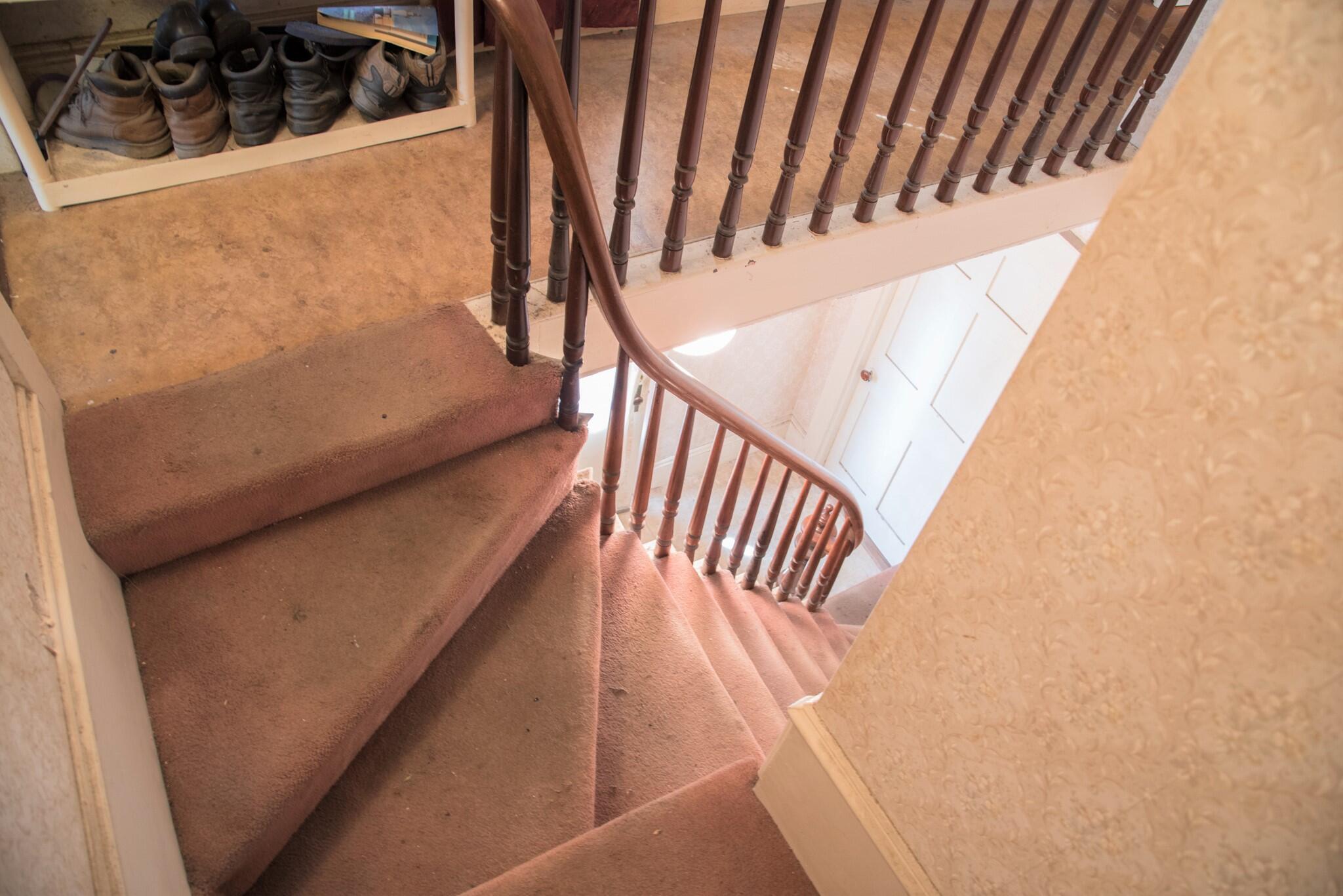 16 Spring Street Westbrook, ME 04092 - Photo 33 of 44 front stairs to 2nd floor