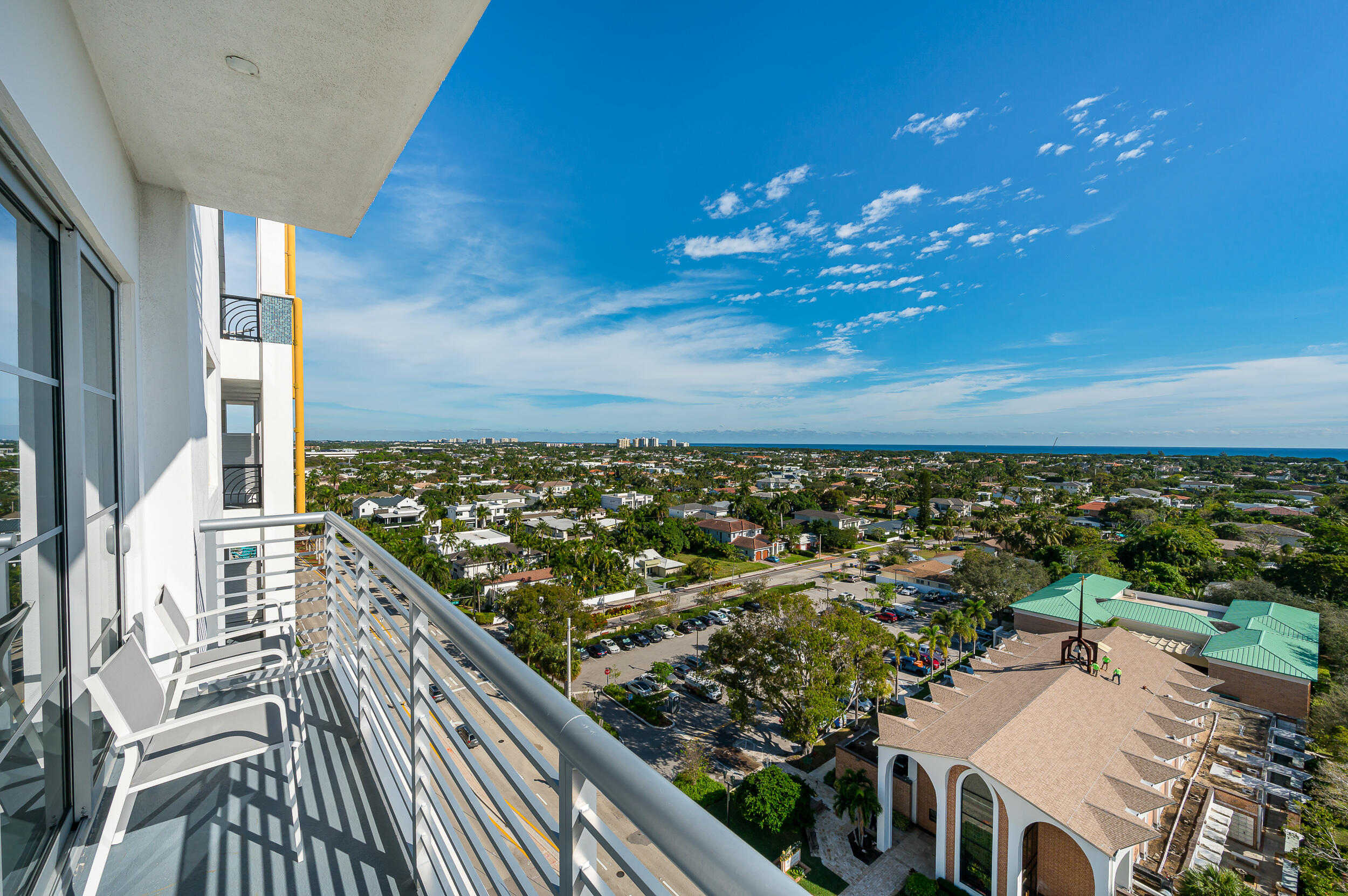 155 East Boca Raton Road, Unit 1103 Boca Raton, FL 33432 - Photo 28 of 57 a view of a balcony with an ocean view