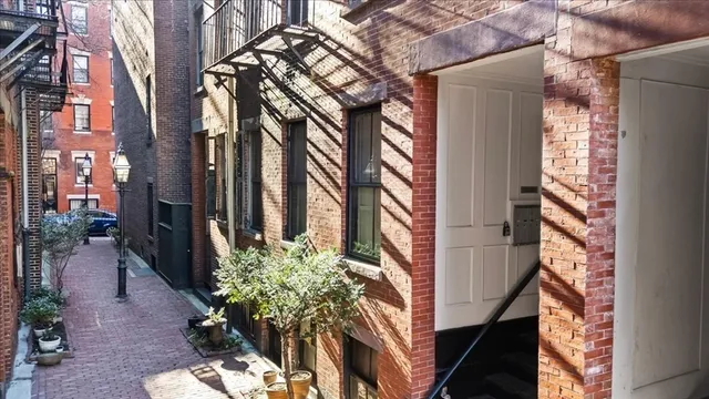 a outdoor view with patio