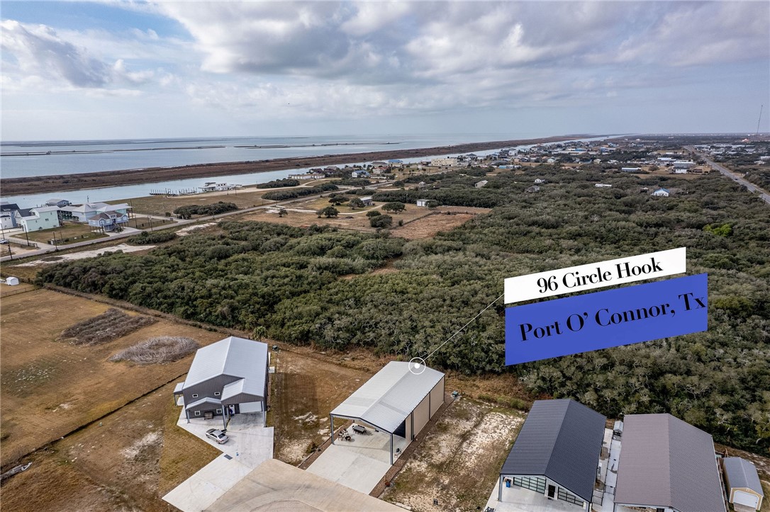 96 Circle Hook Port O'Connor, TX 77982 - Photo 36 of 36 an aerial view of a city