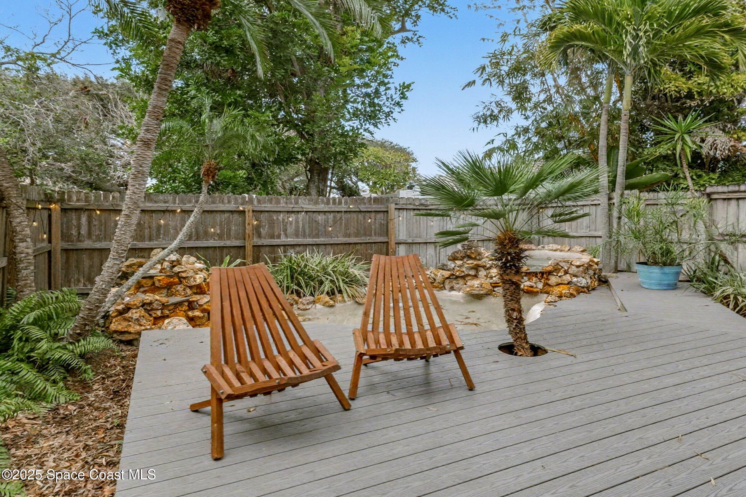 24 Olive Street Cocoa Beach, FL 32931 - Photo 19 of 50 a view of deck with patio