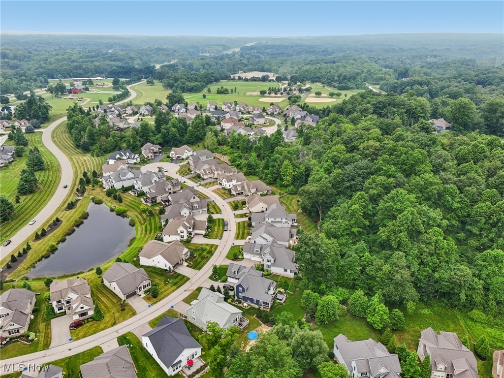 7412 Villa Ridge Chagrin Falls, OH 44023 - Photo 44 of 47 Aerial perspective of suburban area with a large body of water
