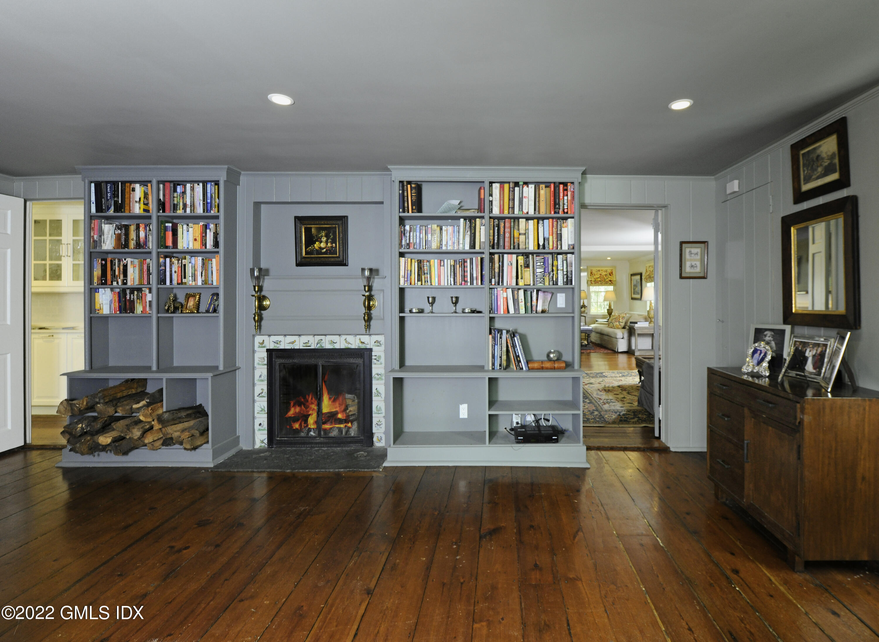 331 Round Hill Road Greenwich, CT 06831 - Photo 7 of 28 a living room with furniture and a fireplace